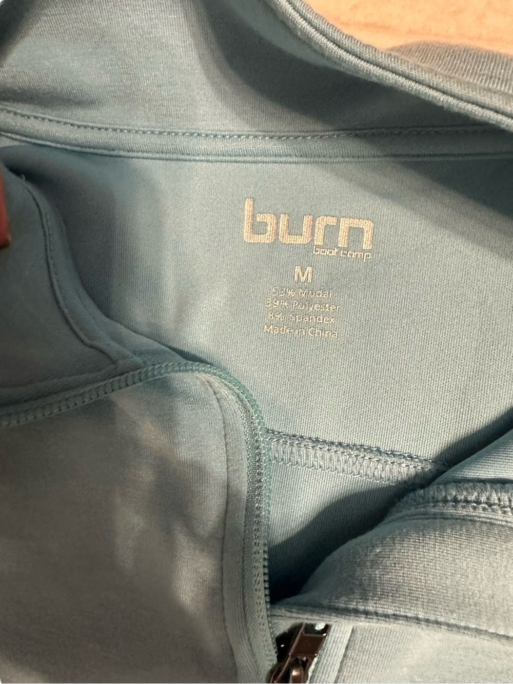 Burn Boot Camp Blue Quarter-Zip Pullover - Picture 5 of 6